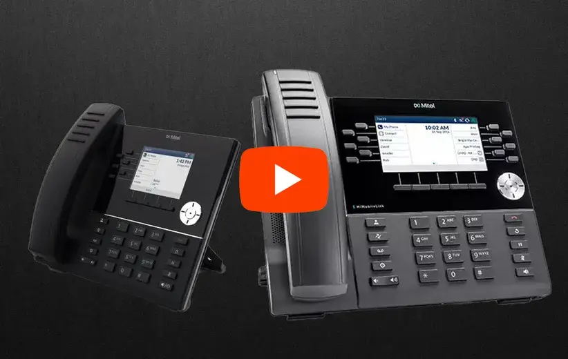 Mitel 6920 and 6930 IP phones, featured in a tutorial series to optimise business communications.